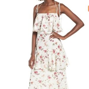 WAYF - Imola Tiered Midi Dress